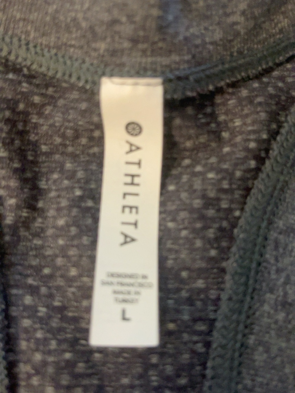 Athleta Gray Racerback Performance Tank - Picture 2 of 2
